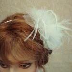 Coco Bridal Hair Accessory - Weddings, Ivory..