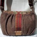 Equestrian Petite Messenger Bag In Brown Rust And..