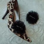 Glam Petit Tutu Inspired Black Lace And Tulle Shoe..