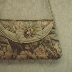 Couture Silk Clutch For Wedding Or Evening Out /..