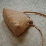 Gold Damask Tidbits Purse With Removable..