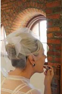 Birdcage Veil Weddings, Double Layer Blusher, Ivory Illusion Tulle Veil, Carolina Moon Designs